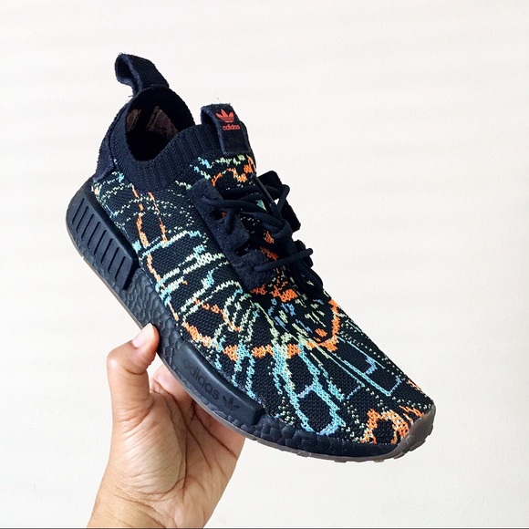 Adidas NMD R1 PK Glitch Black - Picture 3 of 7